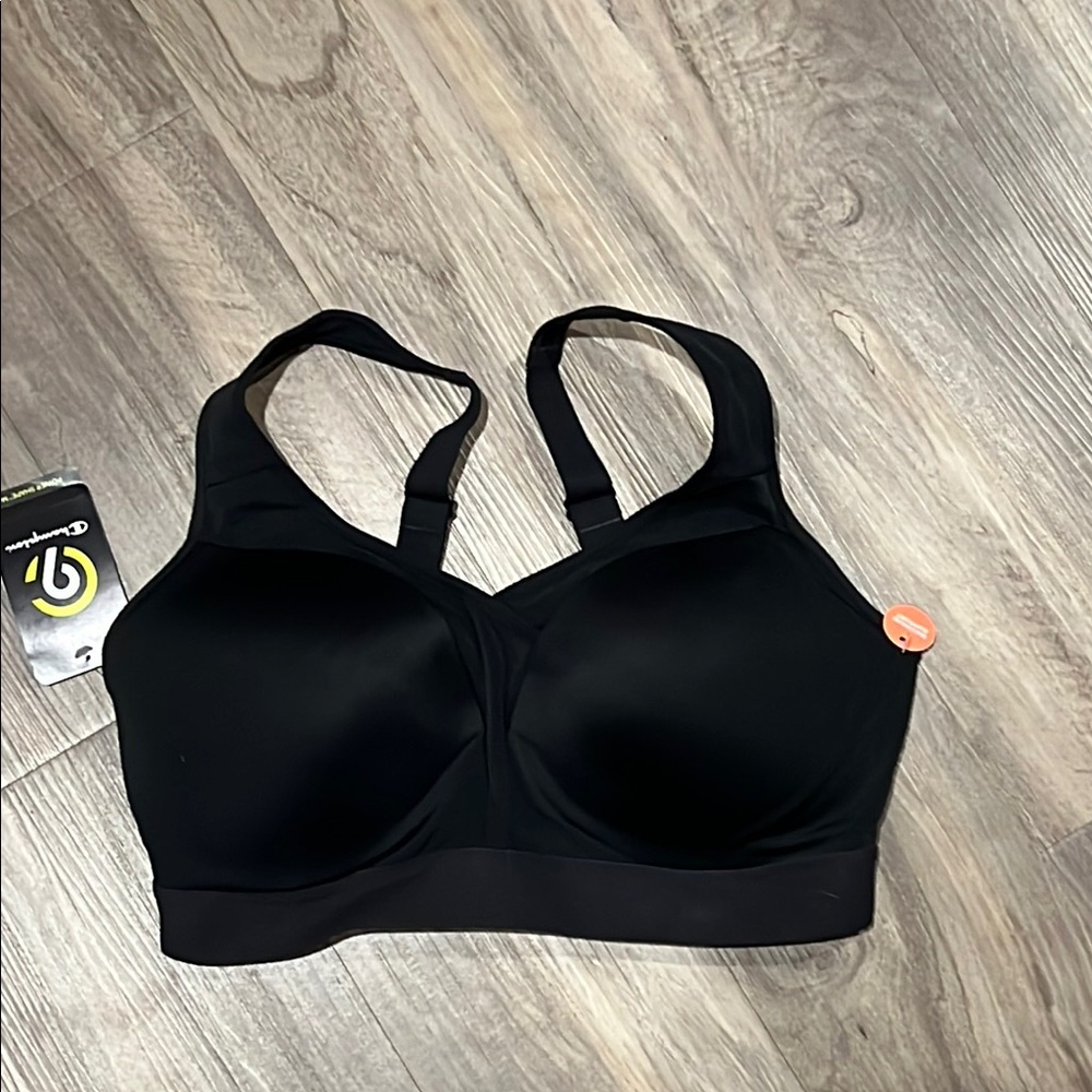 Women's Black Sports Bra- Power shape Max